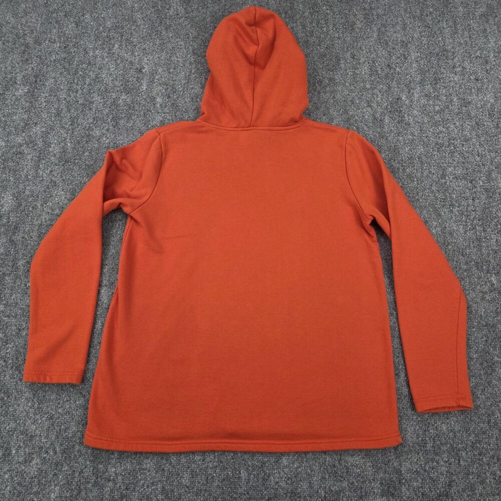 Clemson Tigers Sweatshirt Mens Large Orange Hoodie NCAA Colosseum Paw Pullover - Picture 3 of 15